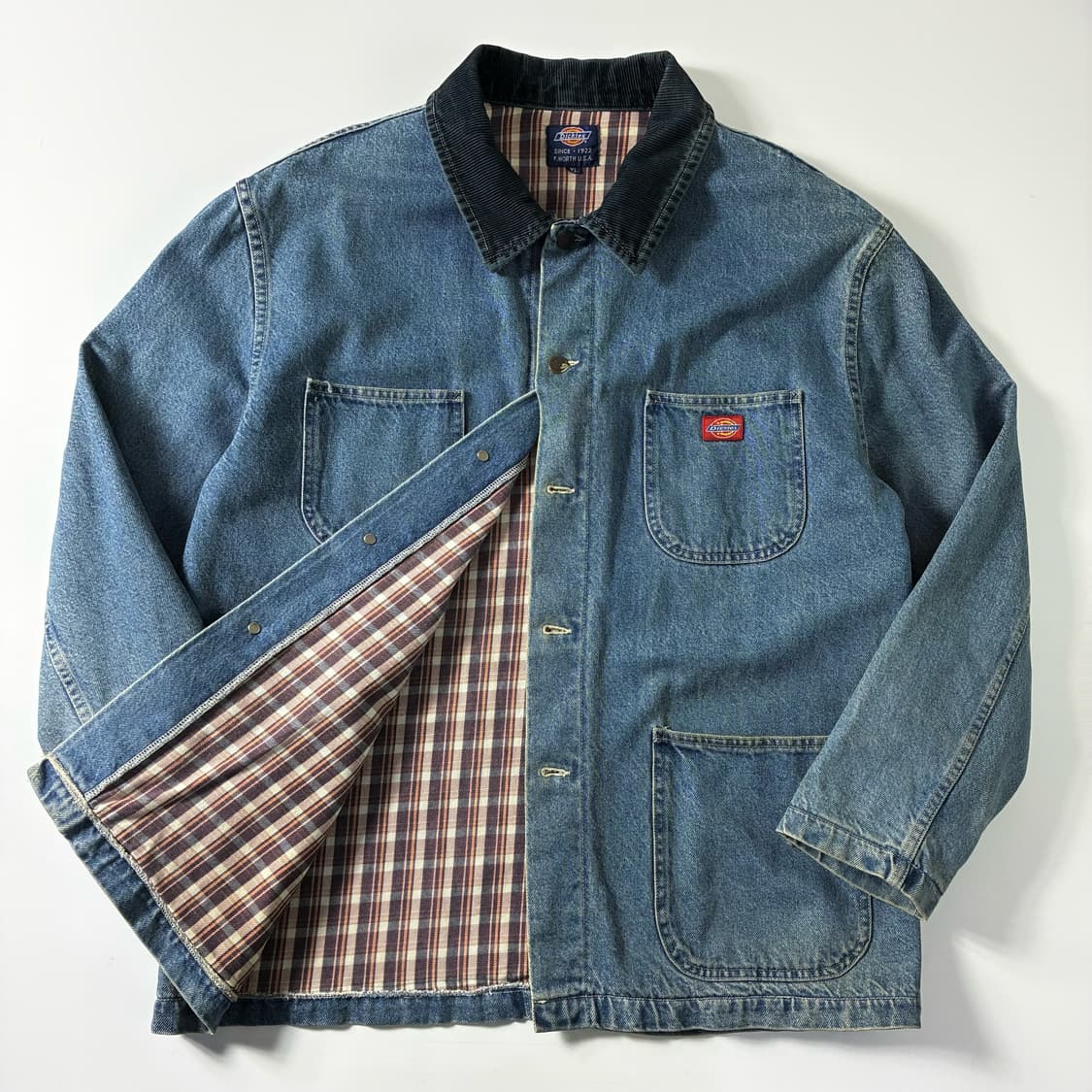 Dickies  디키즈 90,s 데님 초어 워크 자켓  상품이미지1