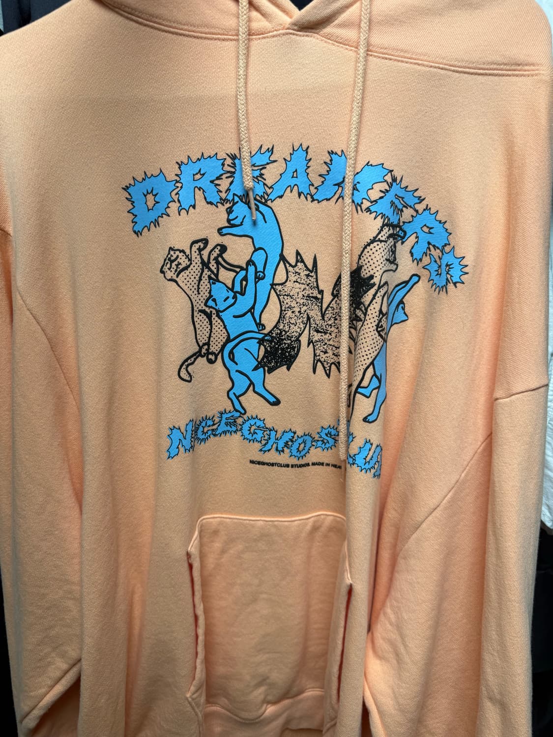 나이스고스트클럽 후드티 오렌지 상품이미지1