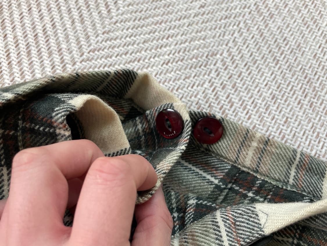 Royate 타탄체크 벨크로 스커트  J03813 상품이미지5