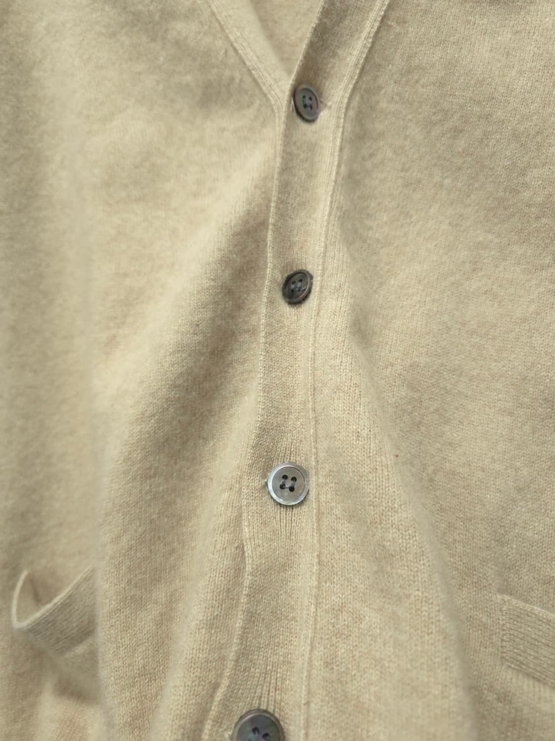 쉐이크핸드 캐시미어100% 남성 브이 가디건 (95~100) 상품이미지5