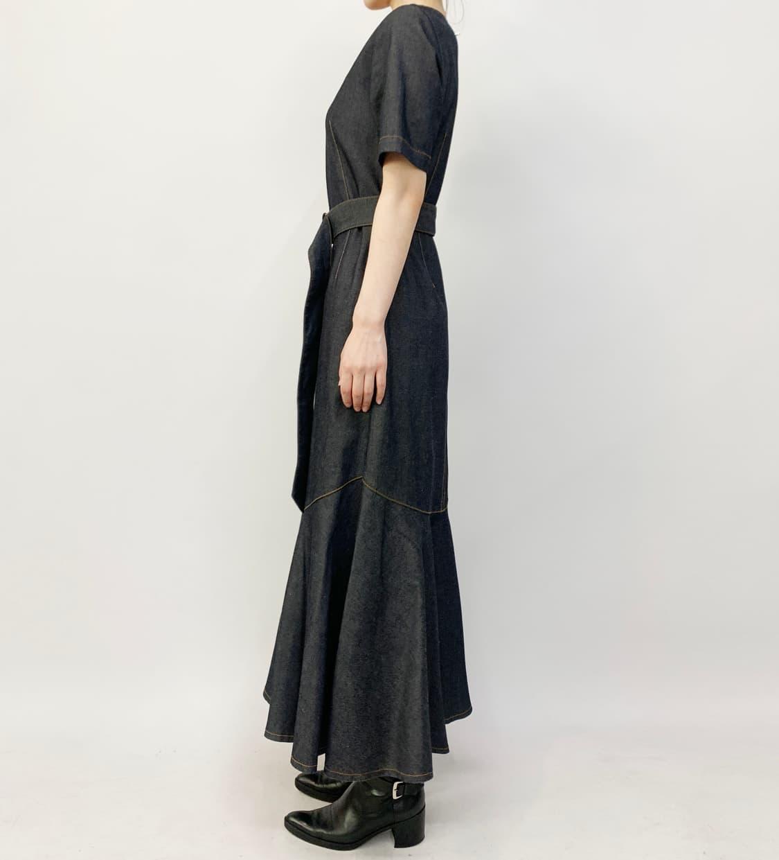  ALLUREVILLE 데님 원피스 상품이미지4