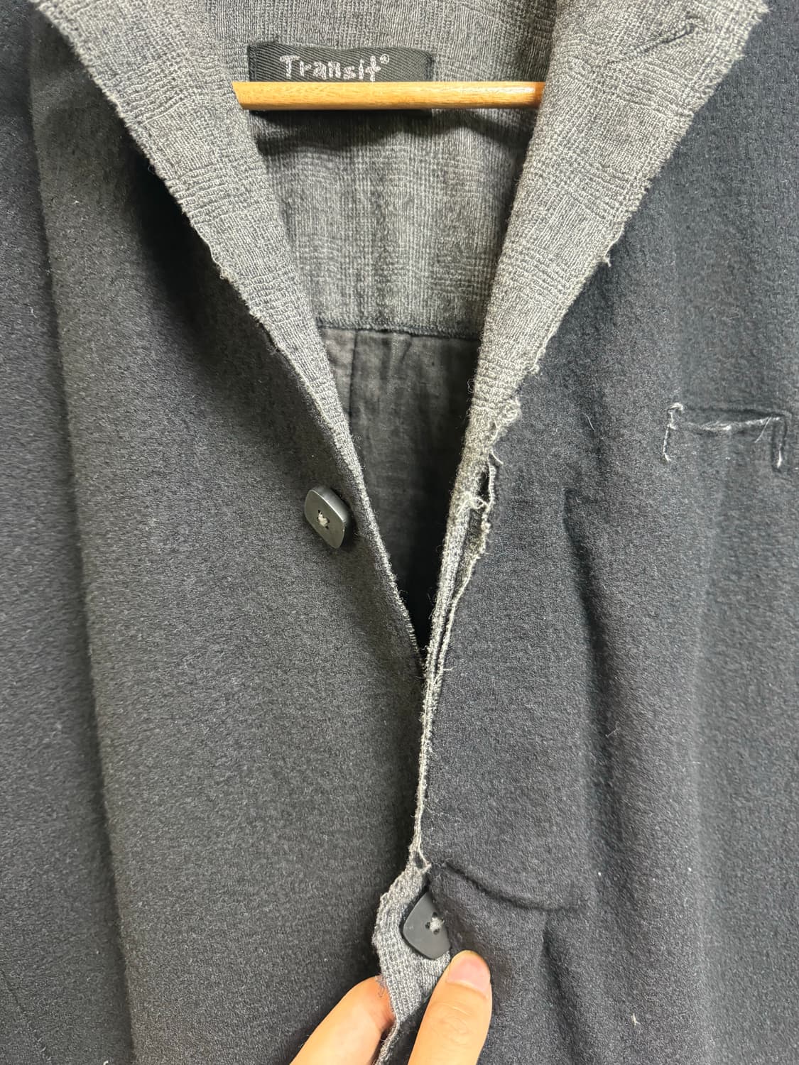 트랜짓(transit) 울 코트 상품이미지3