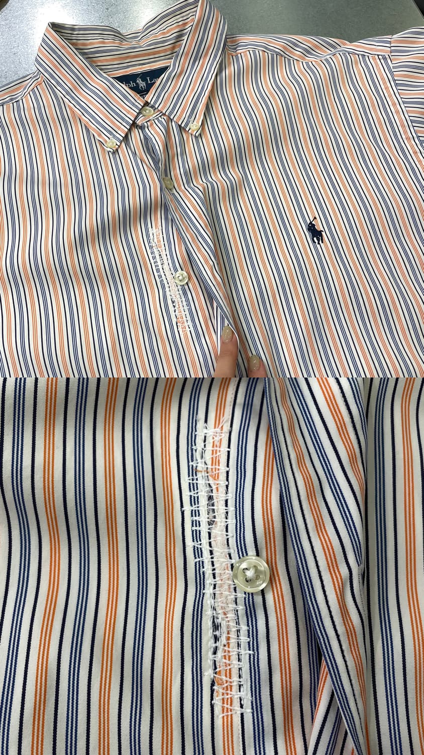 POLO 폴로 랄프로렌 스트라이프 셔츠 커스텀핏  상품이미지8