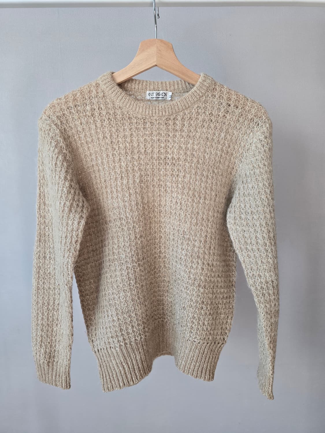 80~90년대 홍콩 빈티지 크리미 니트 상품이미지1