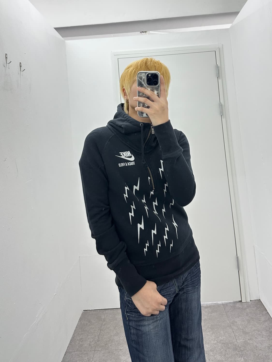 NIKE vintage flash printing hood 상품이미지1