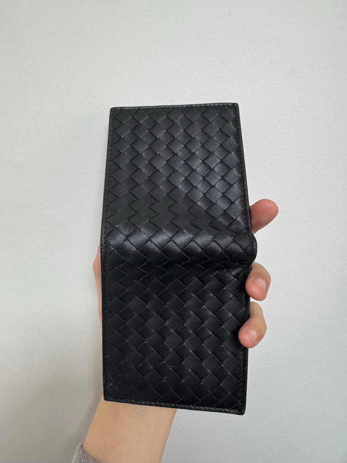 보테가 베네타 인트레치아토 반지갑 블랙 상품이미지2