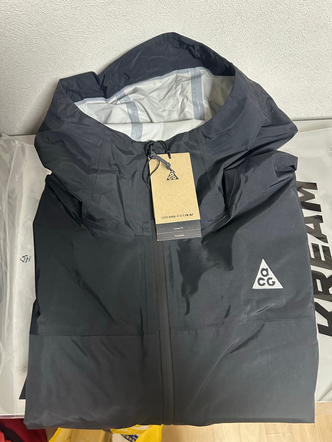 나이키 ACG 모르포 스톰핏 바람막이 레인자켓 새제품 블랙 L 상품이미지2