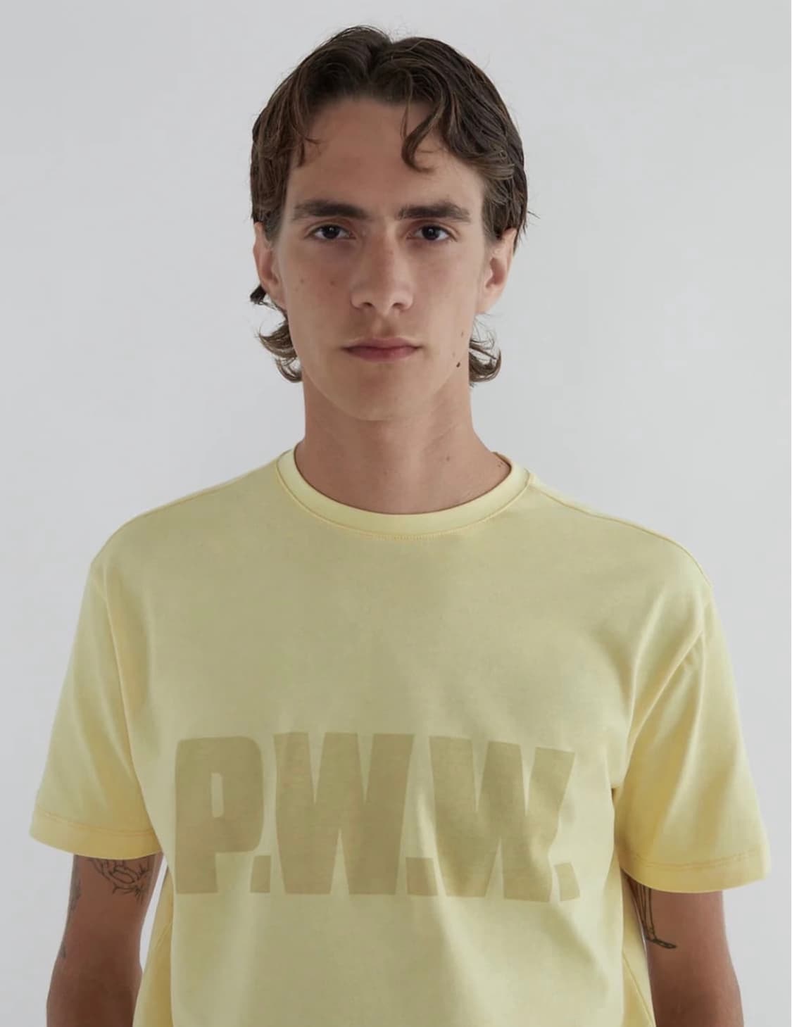 (L,XL) 팔로마울 Donde 티셔츠 옐로우 상품이미지3