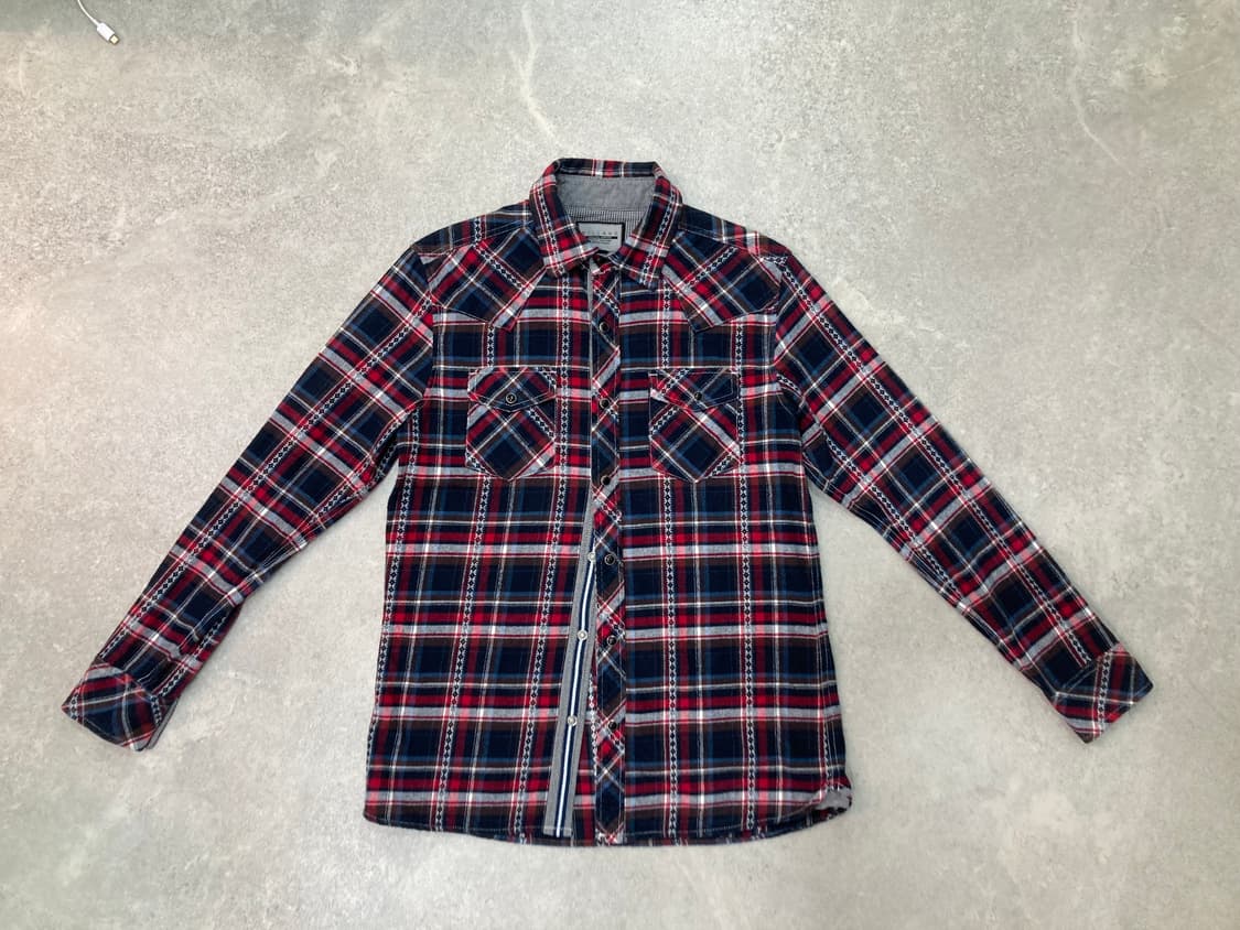 VILLAND 웨스턴 체크 셔츠 상품이미지9