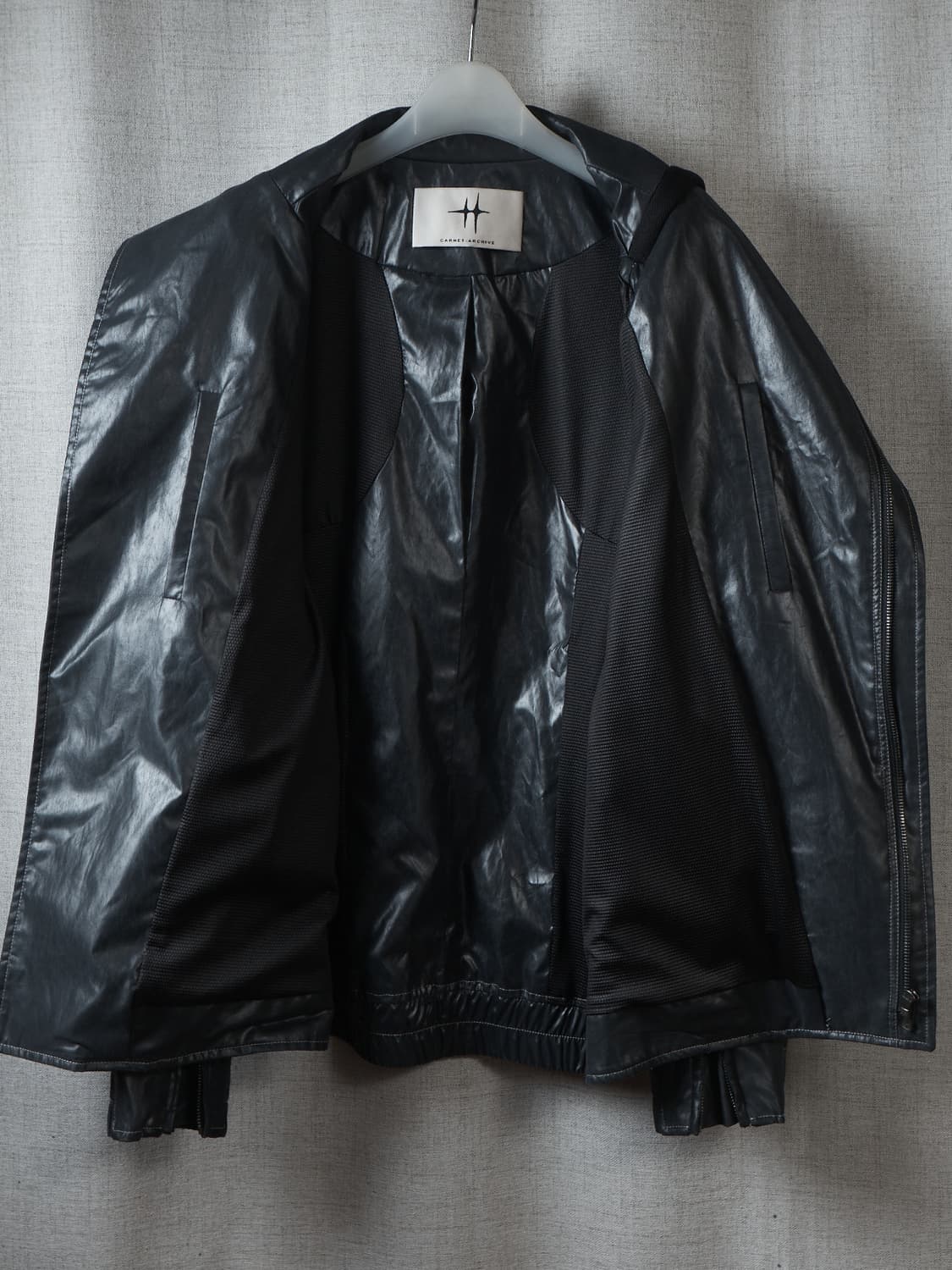 Carnet archive 오버로크 사선 자켓 상품이미지4