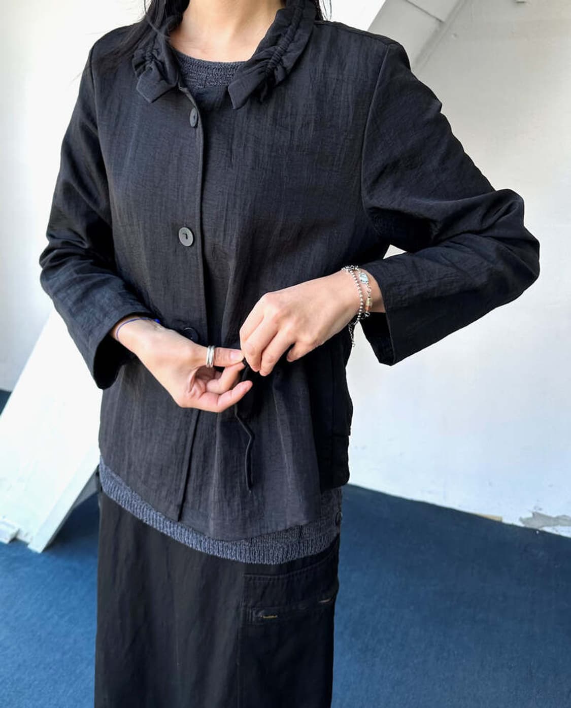 2way collar 3b string jacket 상품이미지9