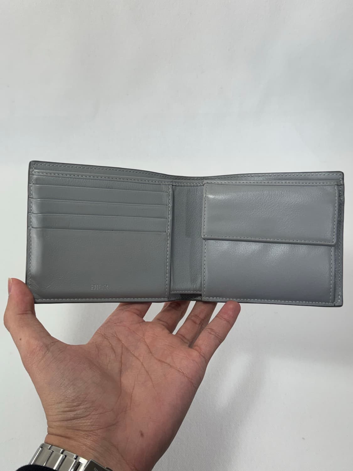 디올 CD 다이아몬드 캔버스 반지갑 상품이미지5