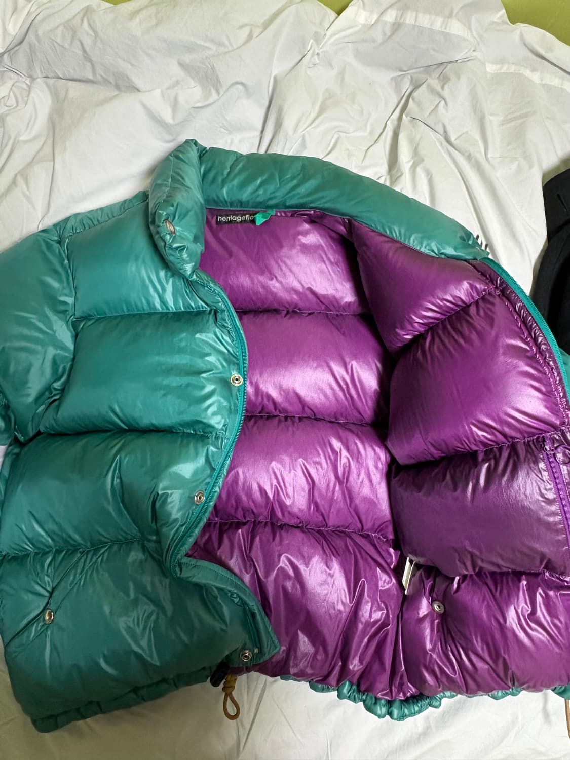 해리티지플로스 퍼피 다운 패딩 L 상품이미지5