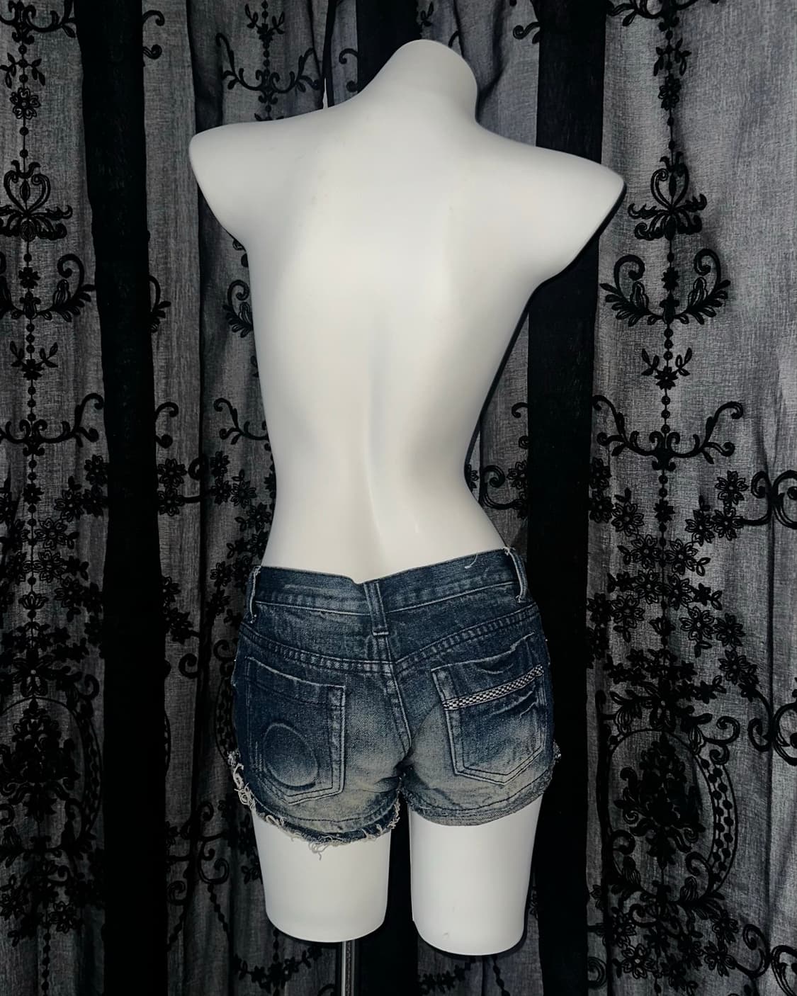 washed jean shorts 상품이미지3