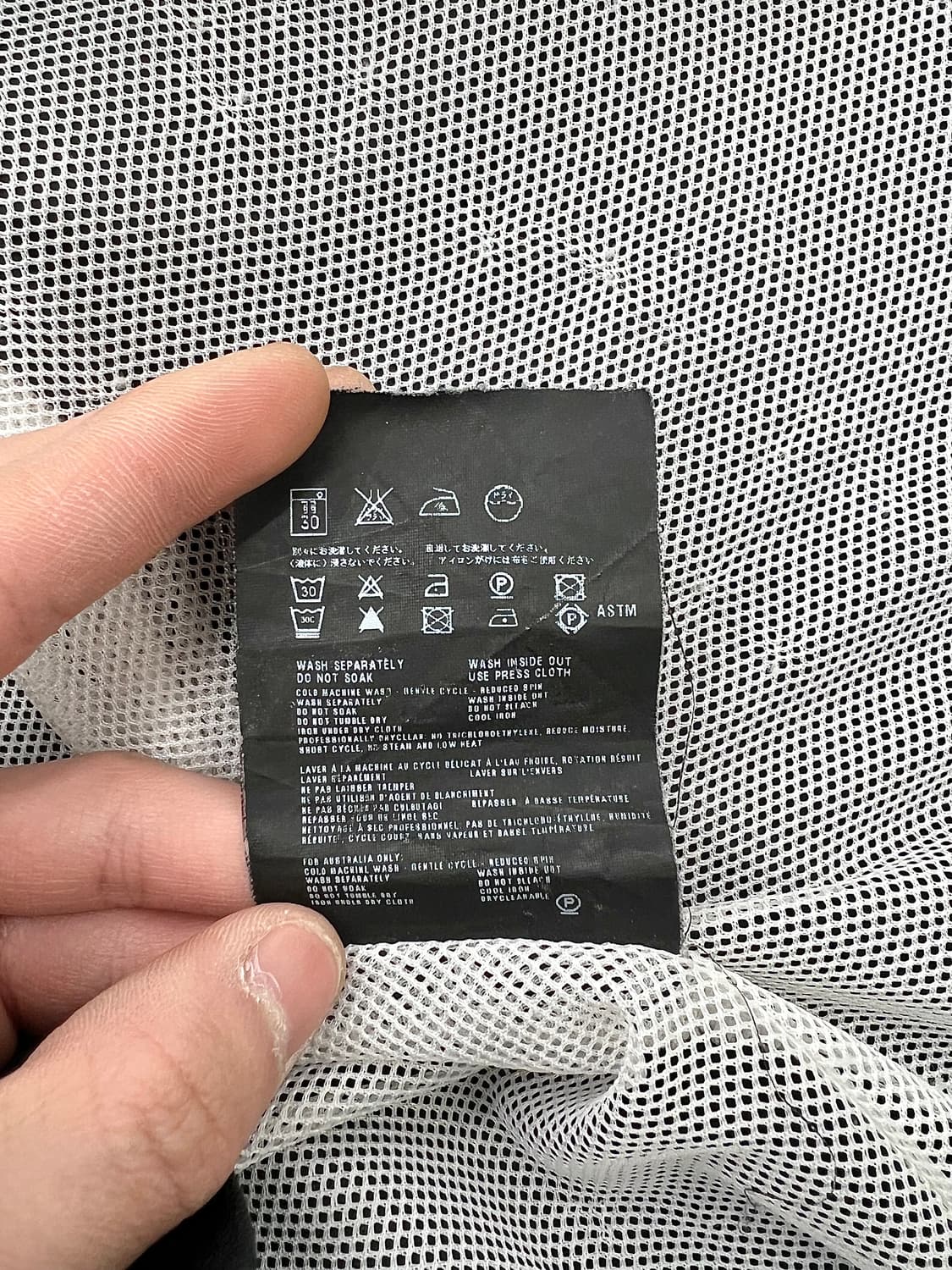 프라다 07aw 나일론 라이트 블랙 윈드 브레이커 자켓 상품이미지10