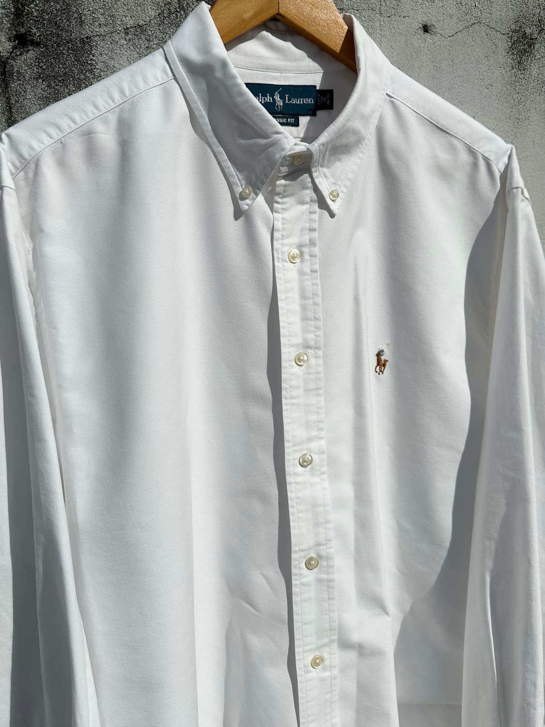 [3XL] 폴로 랄프로렌 화이트 옥스포드 셔츠 상품이미지5
