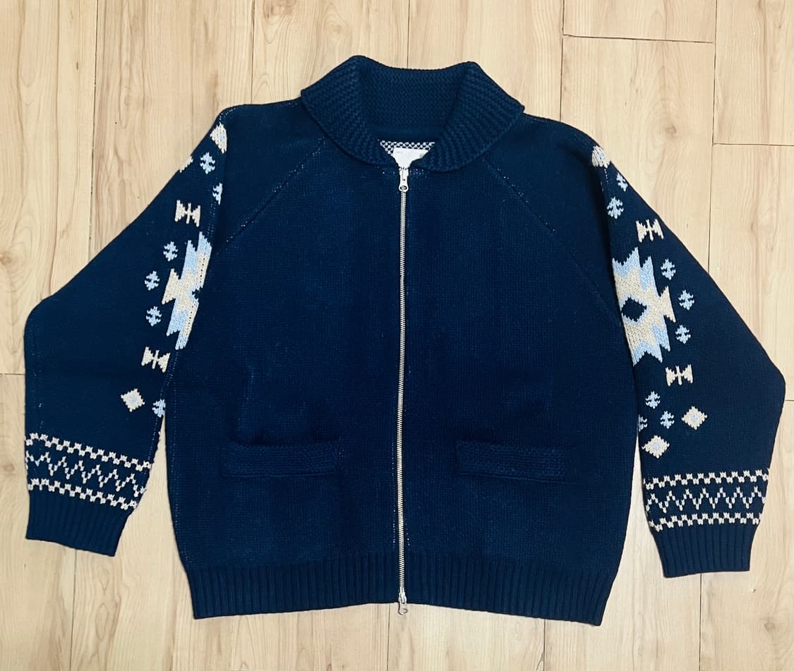 Horlisun 홀이선 쿠스코 코위찬 가디건 네이비 M 상품이미지4