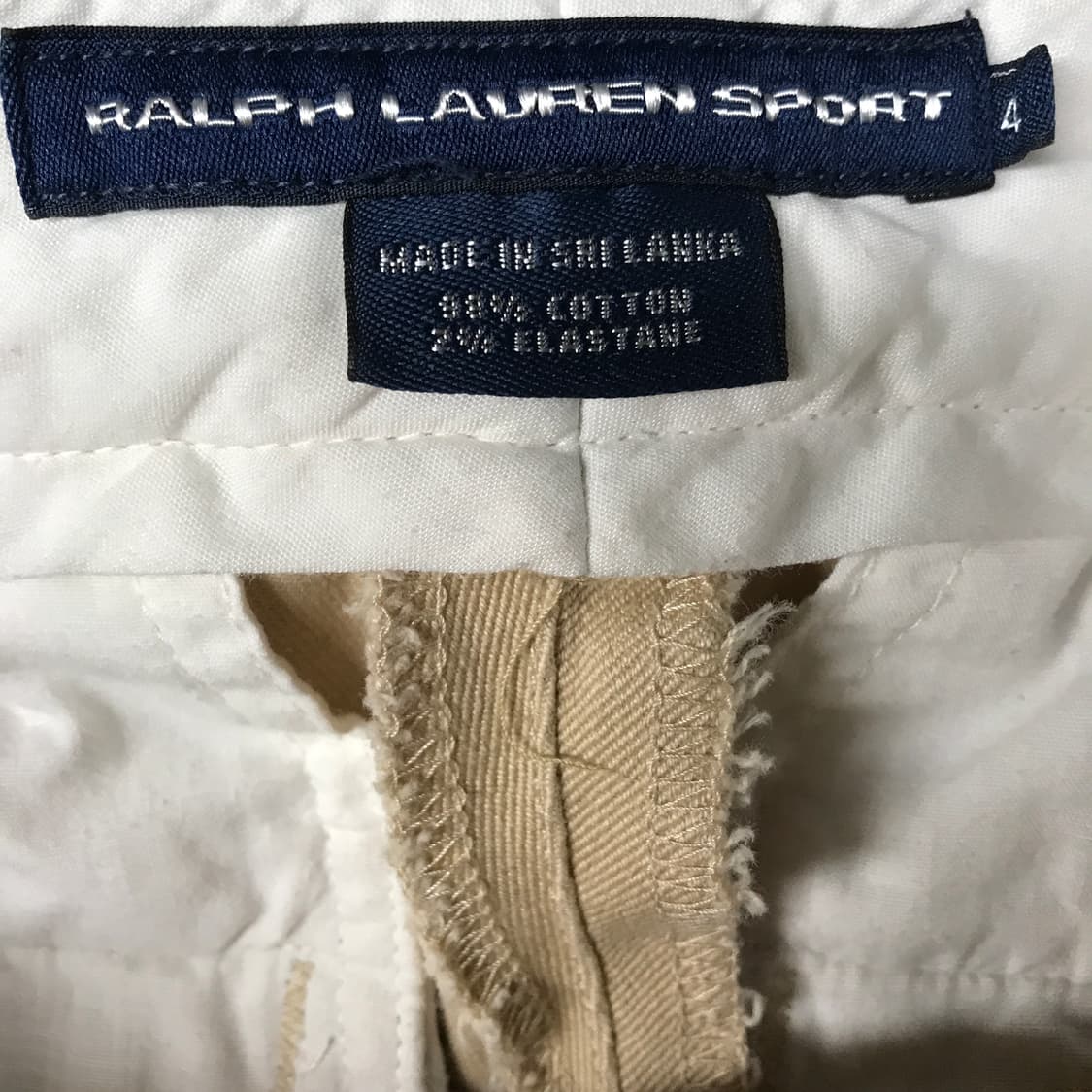 폴로 랄프로렌 베이지 치노 팬츠 4(W) 상품이미지5