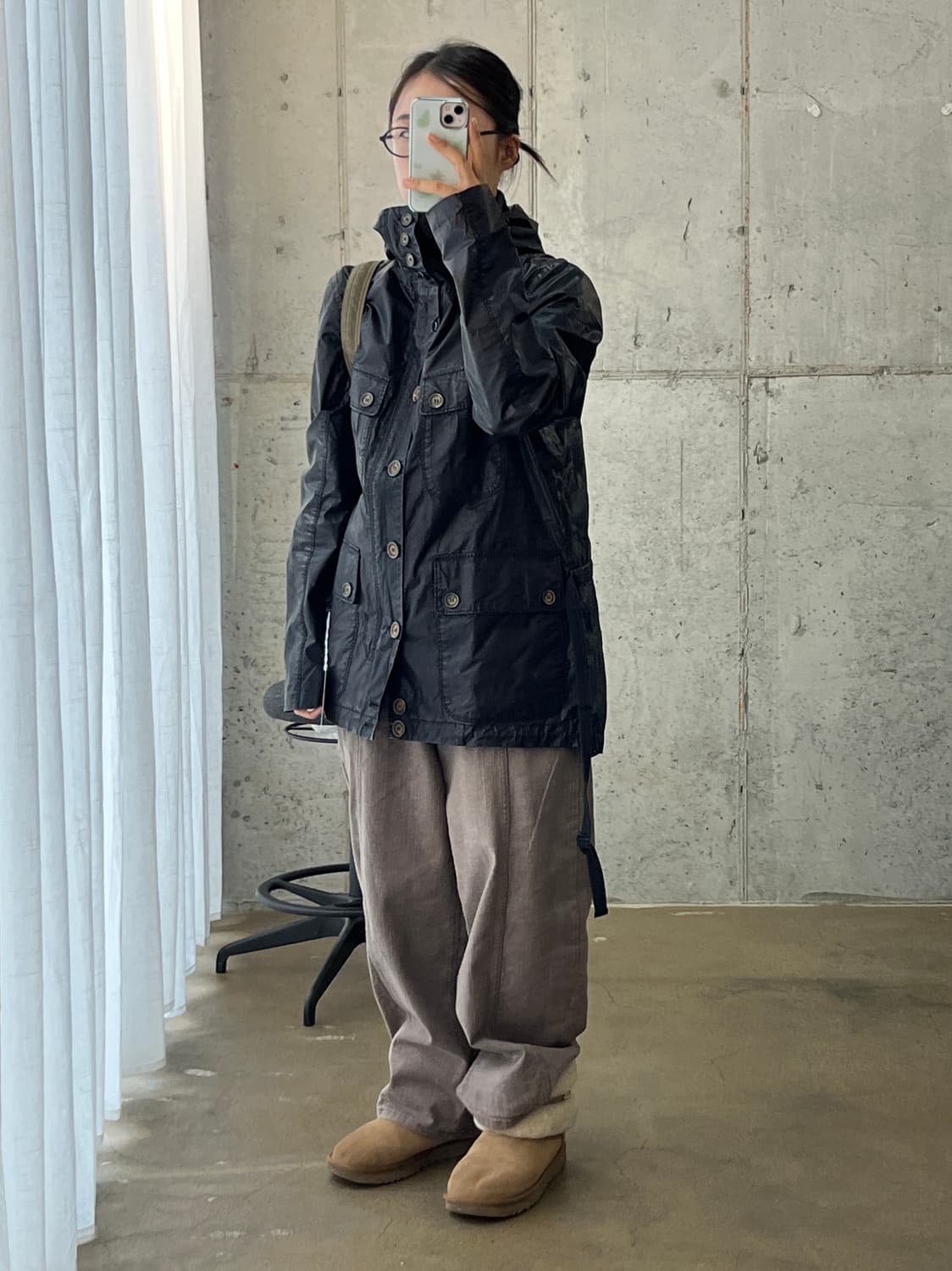 Diesel 디젤 코티드 윈드브레이커 자켓 상품이미지2