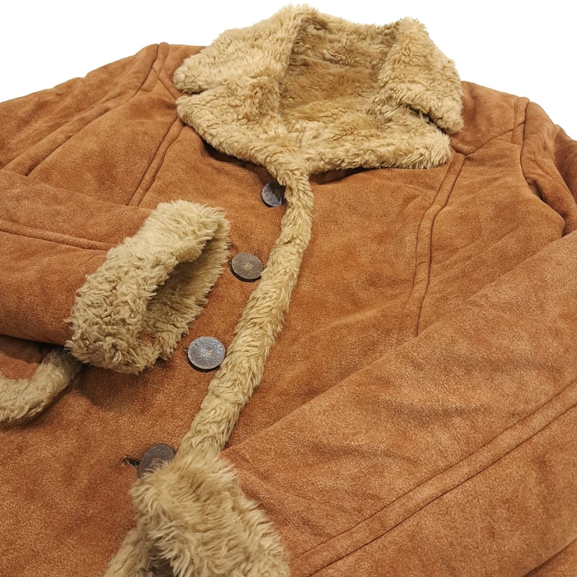 CN757W M 버버리 블루라벨 카멜 시어링 자켓 상품이미지4