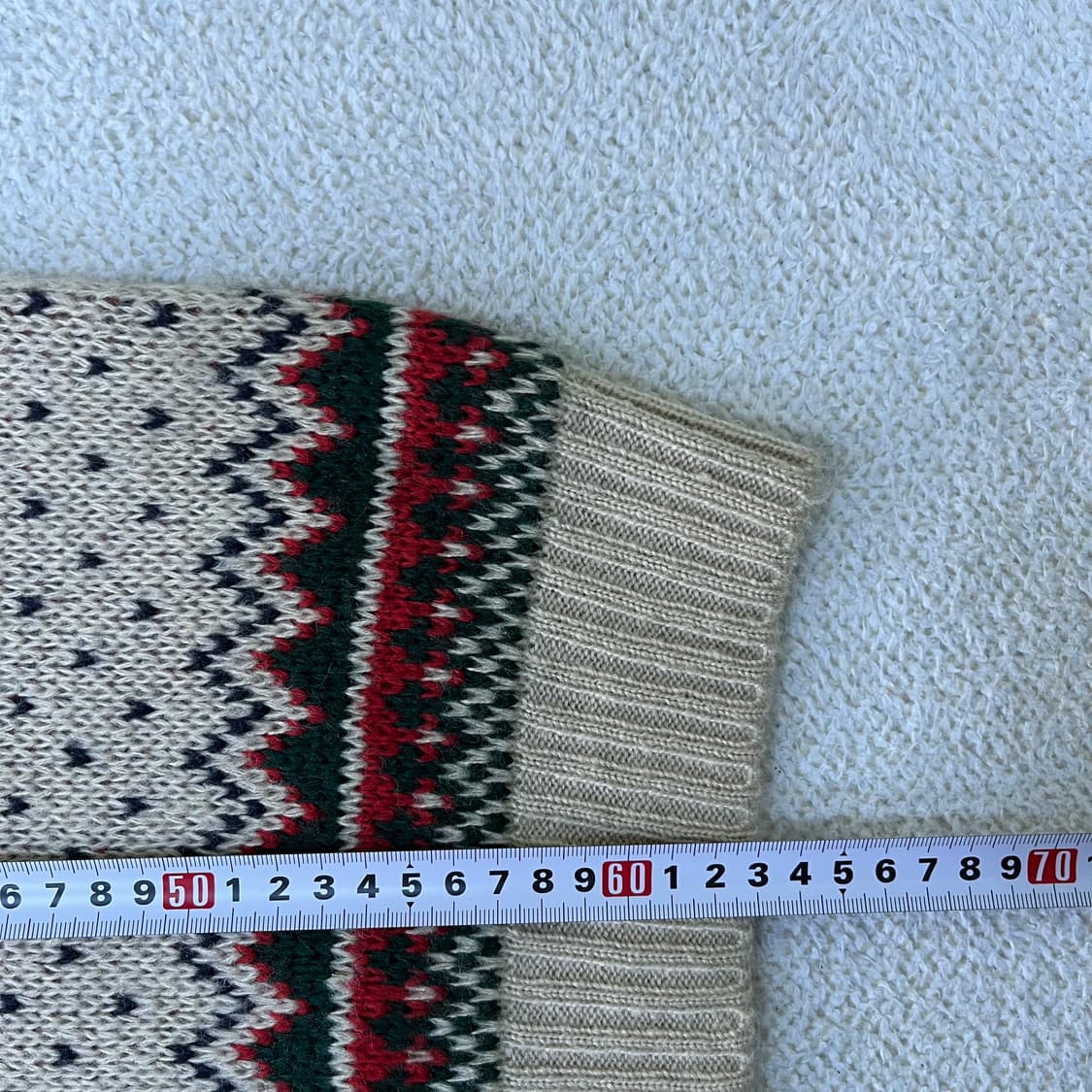 실측확인 알로하 노르딕 니트 0325M 상품이미지4