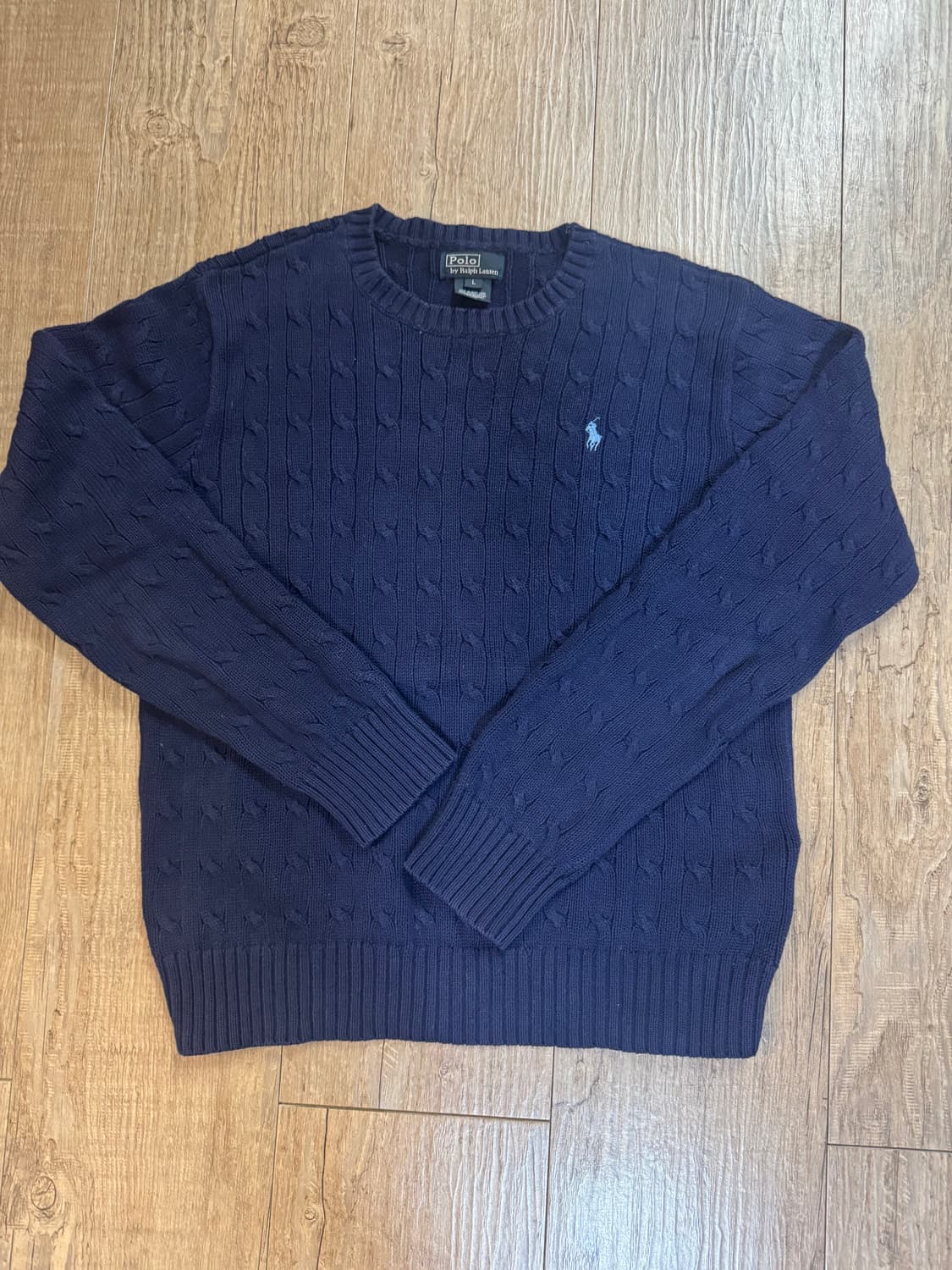폴로 랄프로렌 케이블 니트 L 상품이미지1