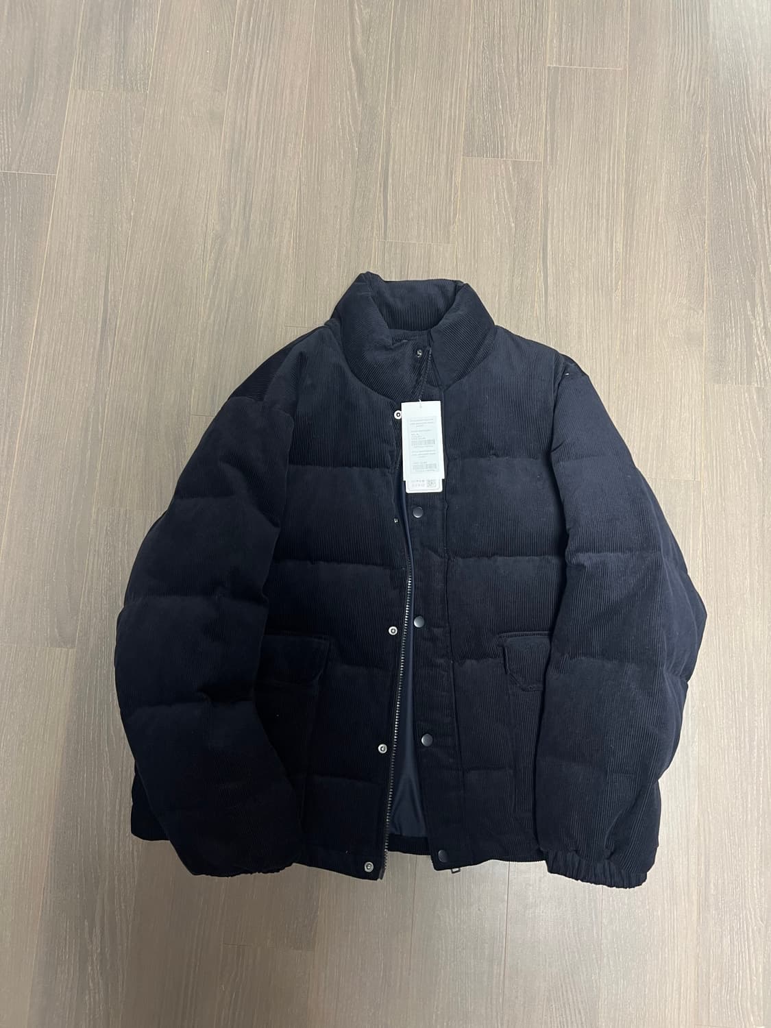 [새상품] PLAC 코듀로이 패딩 점퍼 다크 네이비 XL 상품이미지4