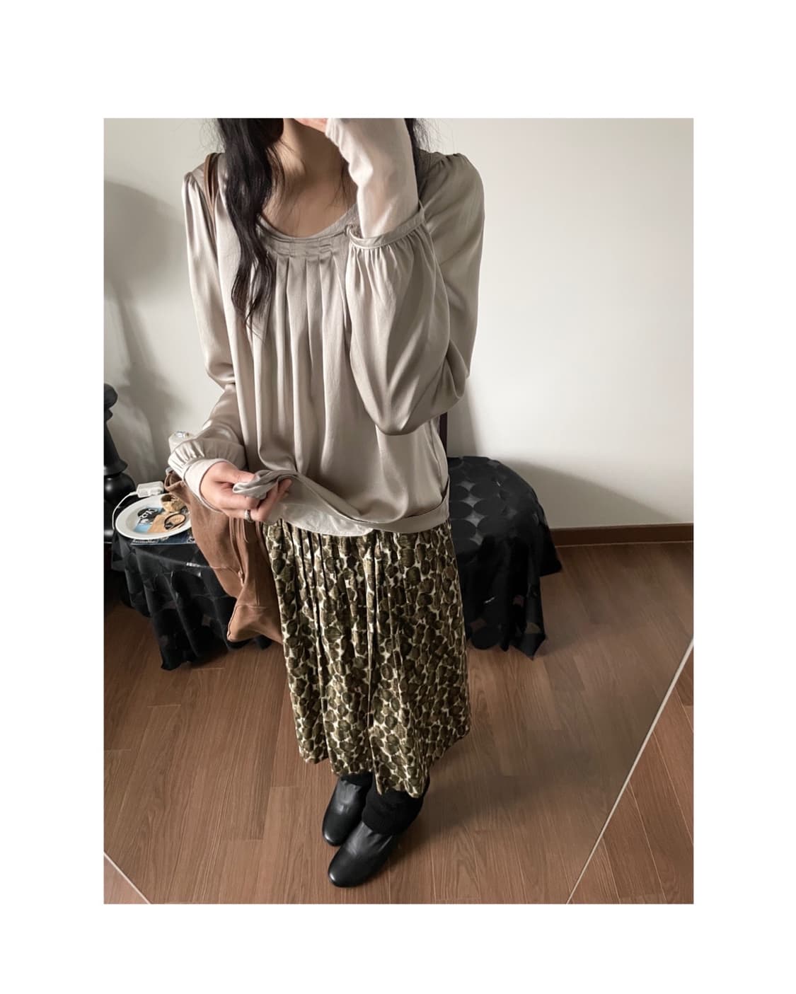 silk pullover blouse 상품이미지2