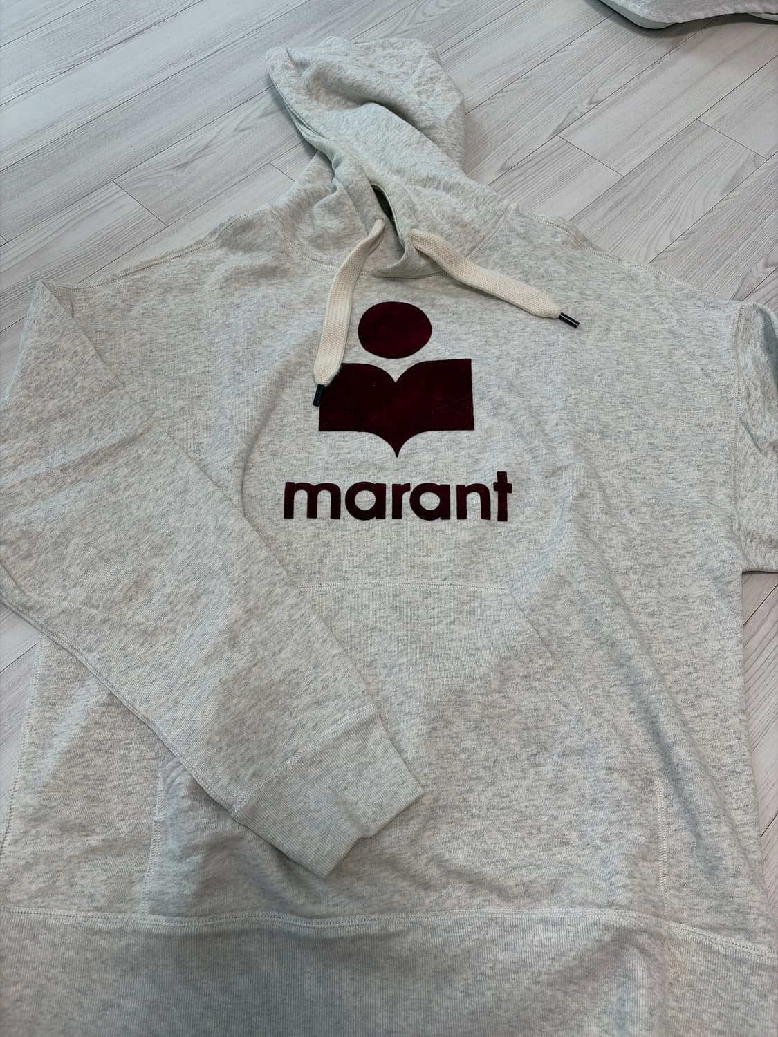 이자벨마랑 후드티 오트밀 색상 상품이미지1