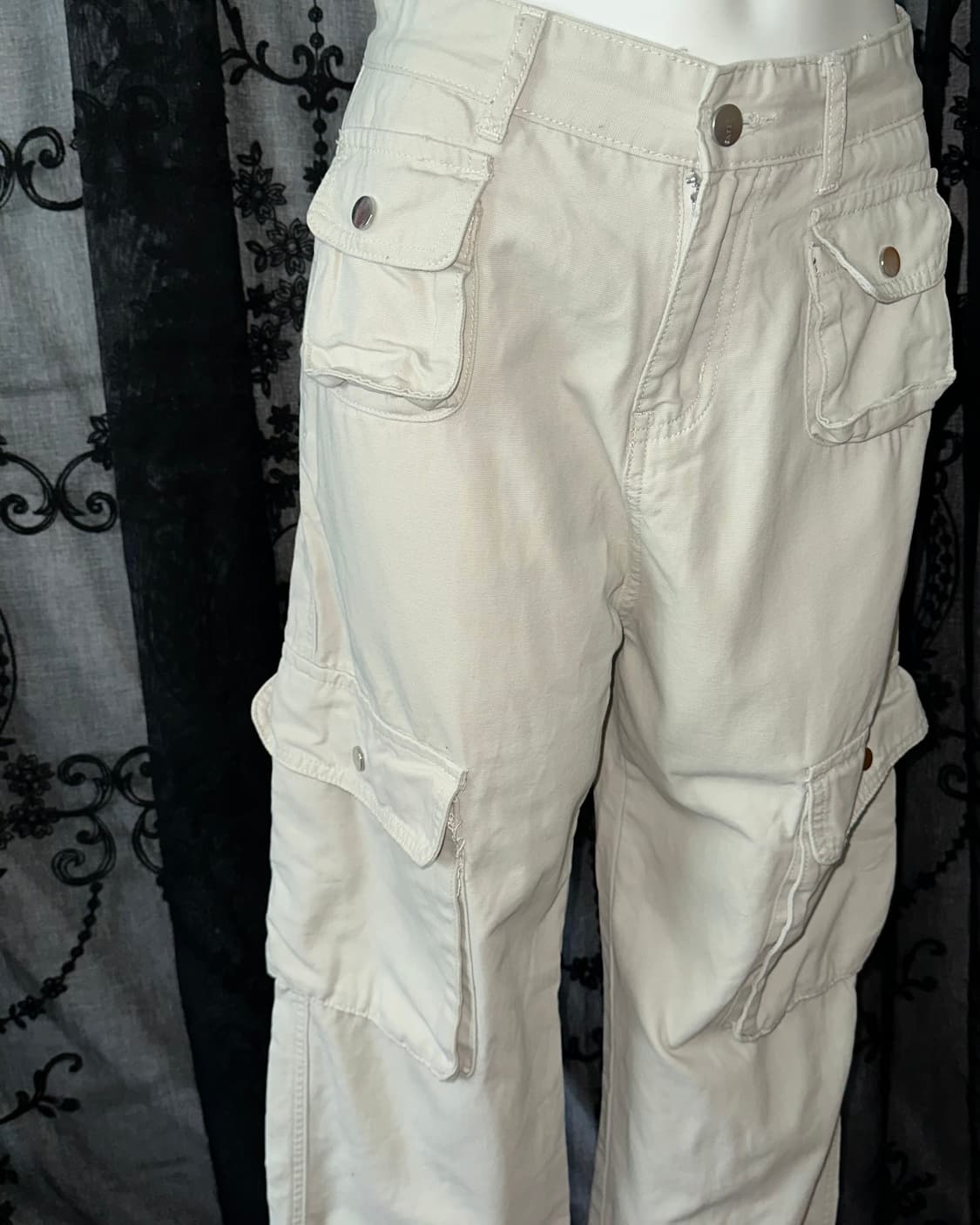 cream cargo pants 상품이미지2