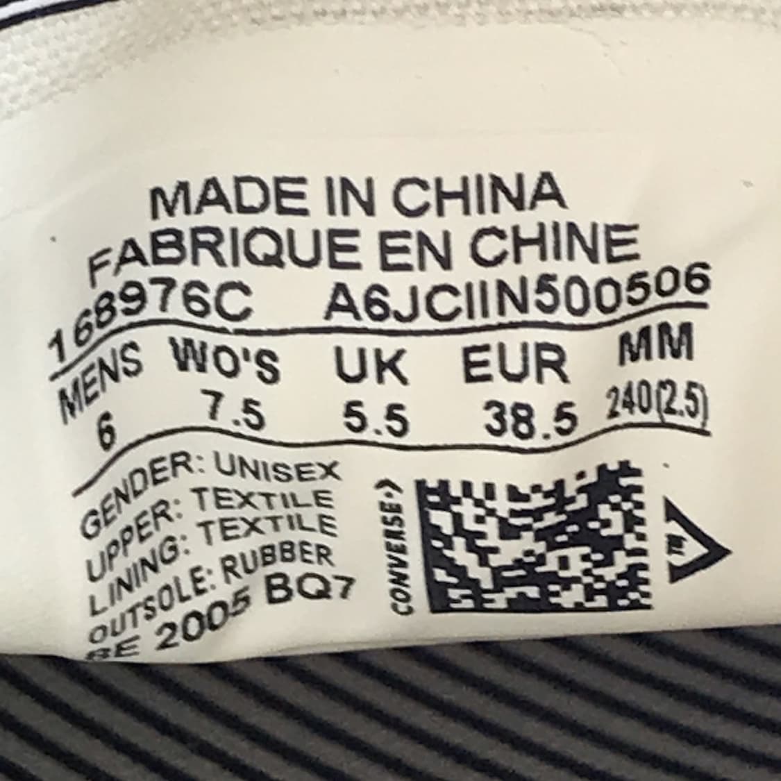 컨버스 잭퍼셀 로우 스니커즈 신발 여성240 상품이미지7