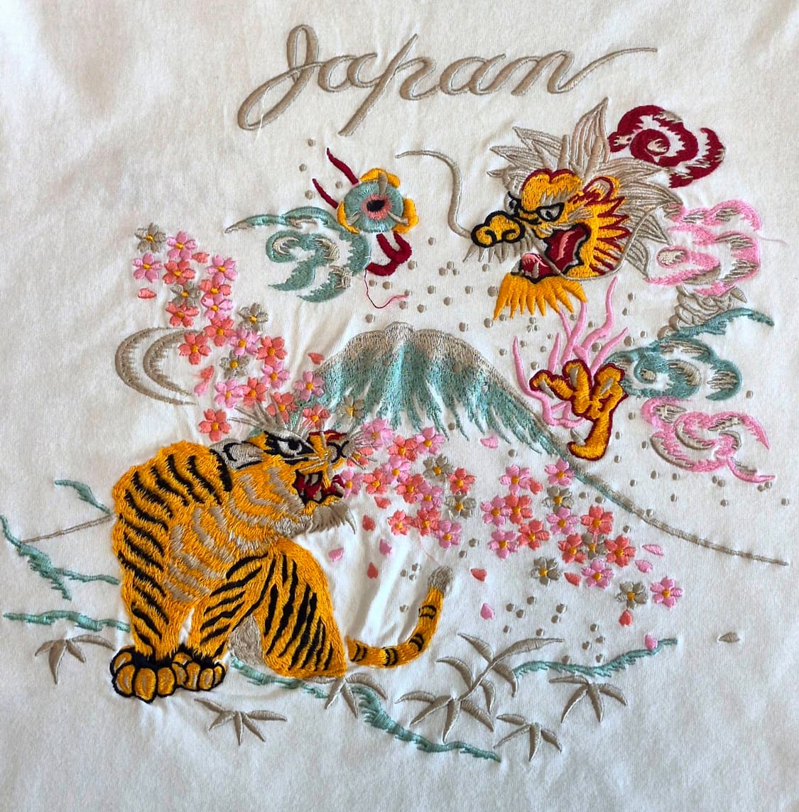 00's Embroidered Chain Stitch Crop Tee 상품이미지4
