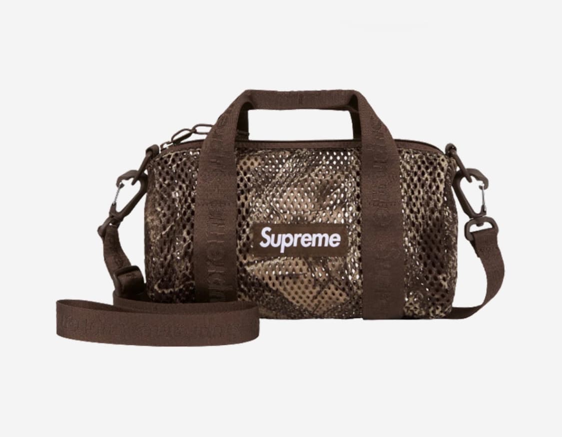 슈프림 메쉬 미니 더플백 트루팀버 카나티 카모 - 25SS 상품이미지1