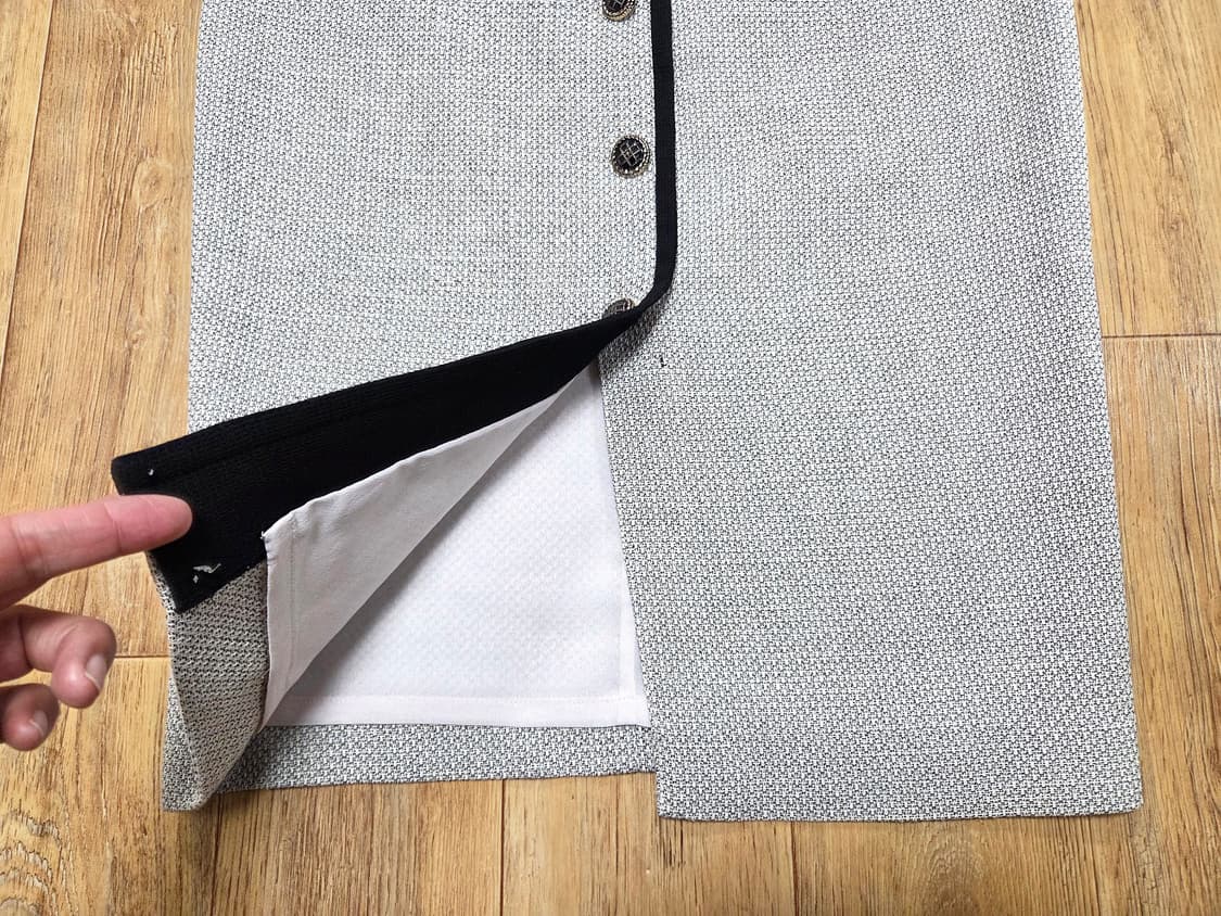 모조에스핀(MOJO.S.PHINE) 노카라 트위드 반팔원피스 55 상품이미지8