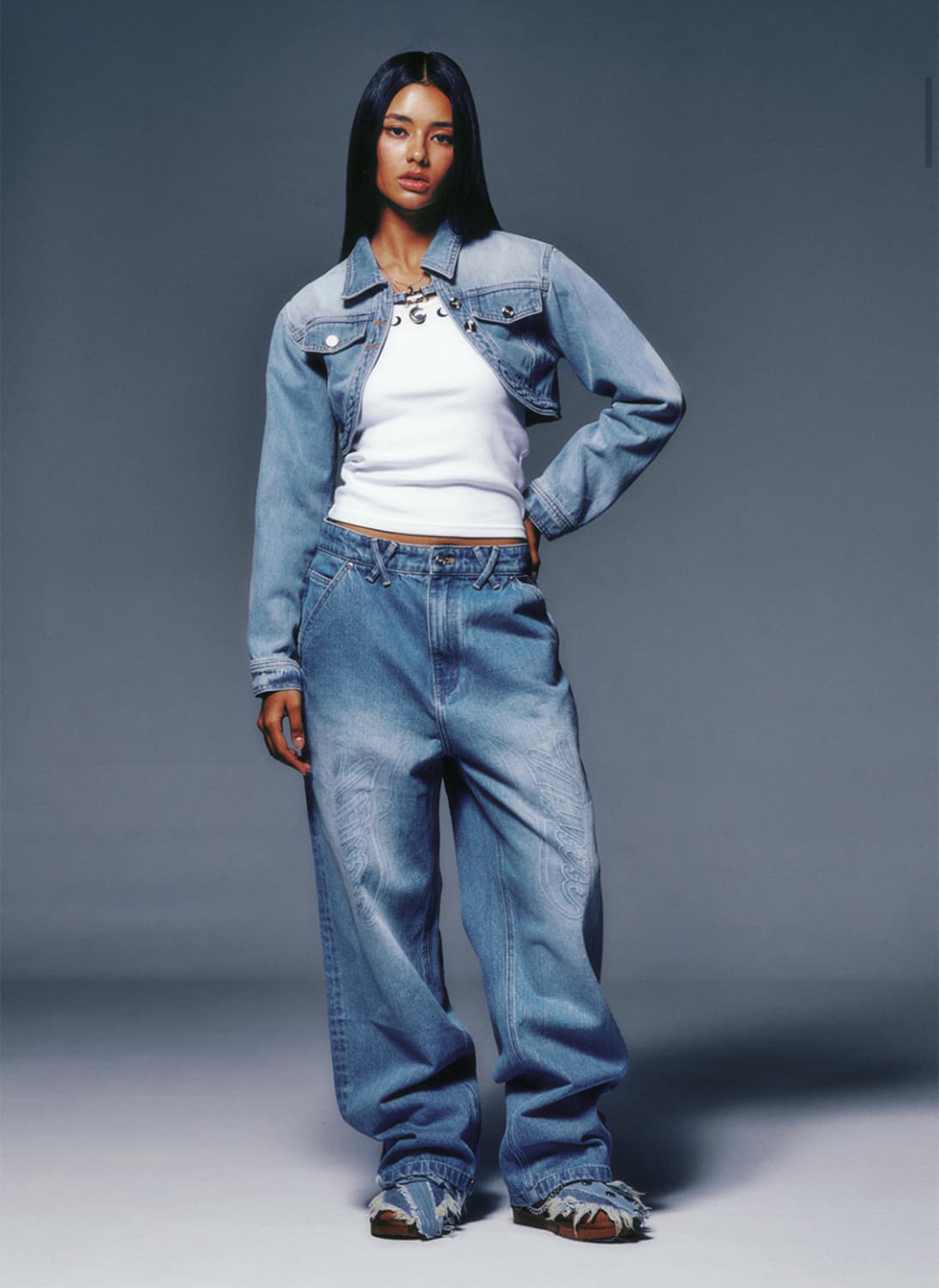 nyxx 엔와이엑스엑스 데님팬츠 S 상품이미지1