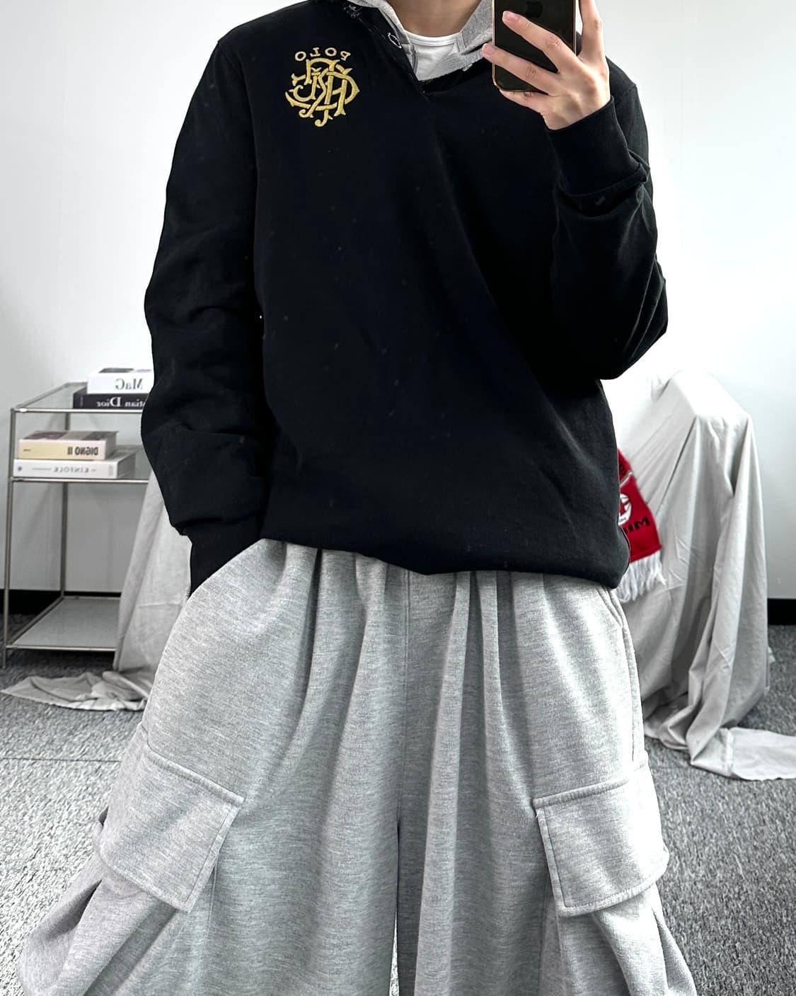 폴로 랄프로렌 금장 자수 블랙 pk M 상품이미지3