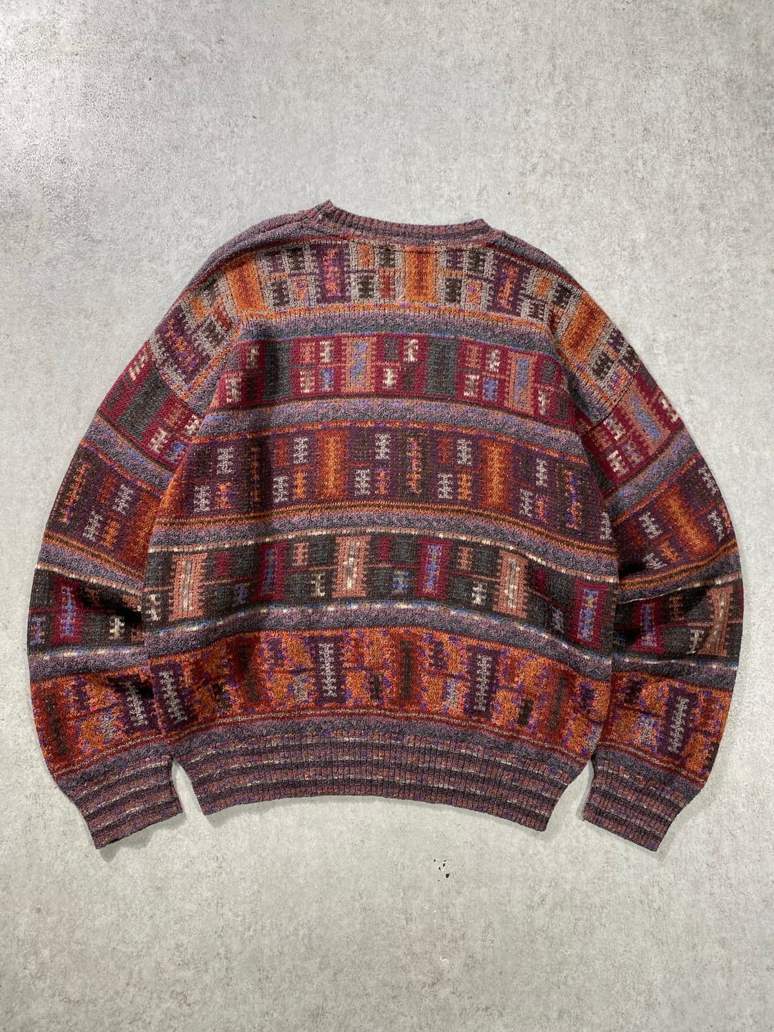 [L-XL] JUN MEN 재팬 메이드 에스닉 패턴 울 니트 상품이미지4