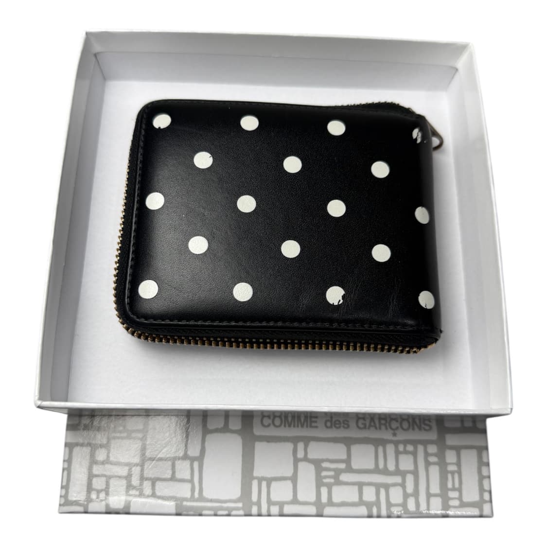 꼼데가르송 폴카닷 패턴 반지갑 풀 구성 상품이미지2