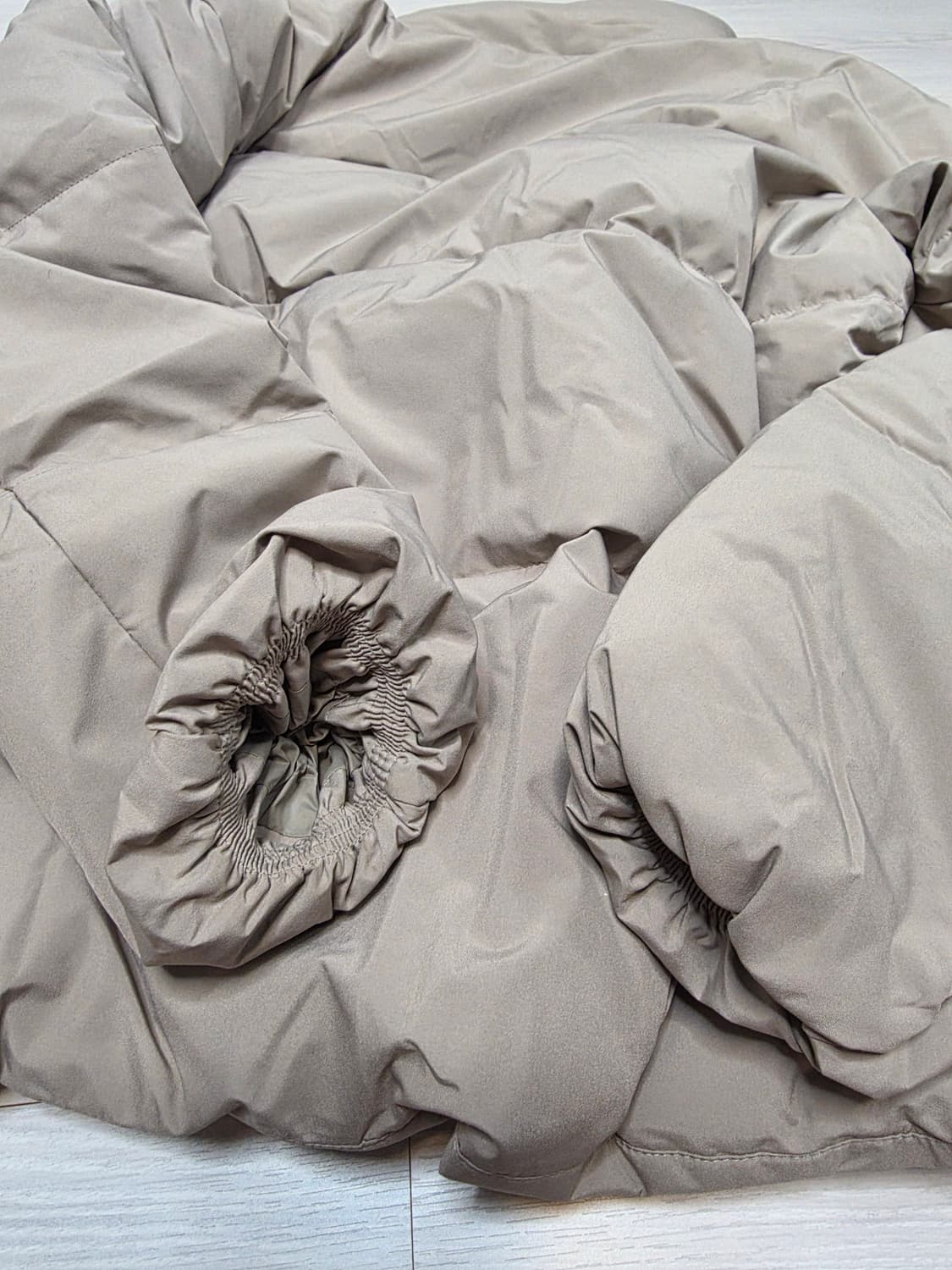 AND Z 패딩 점퍼 베이지 105 사이즈 상품이미지7