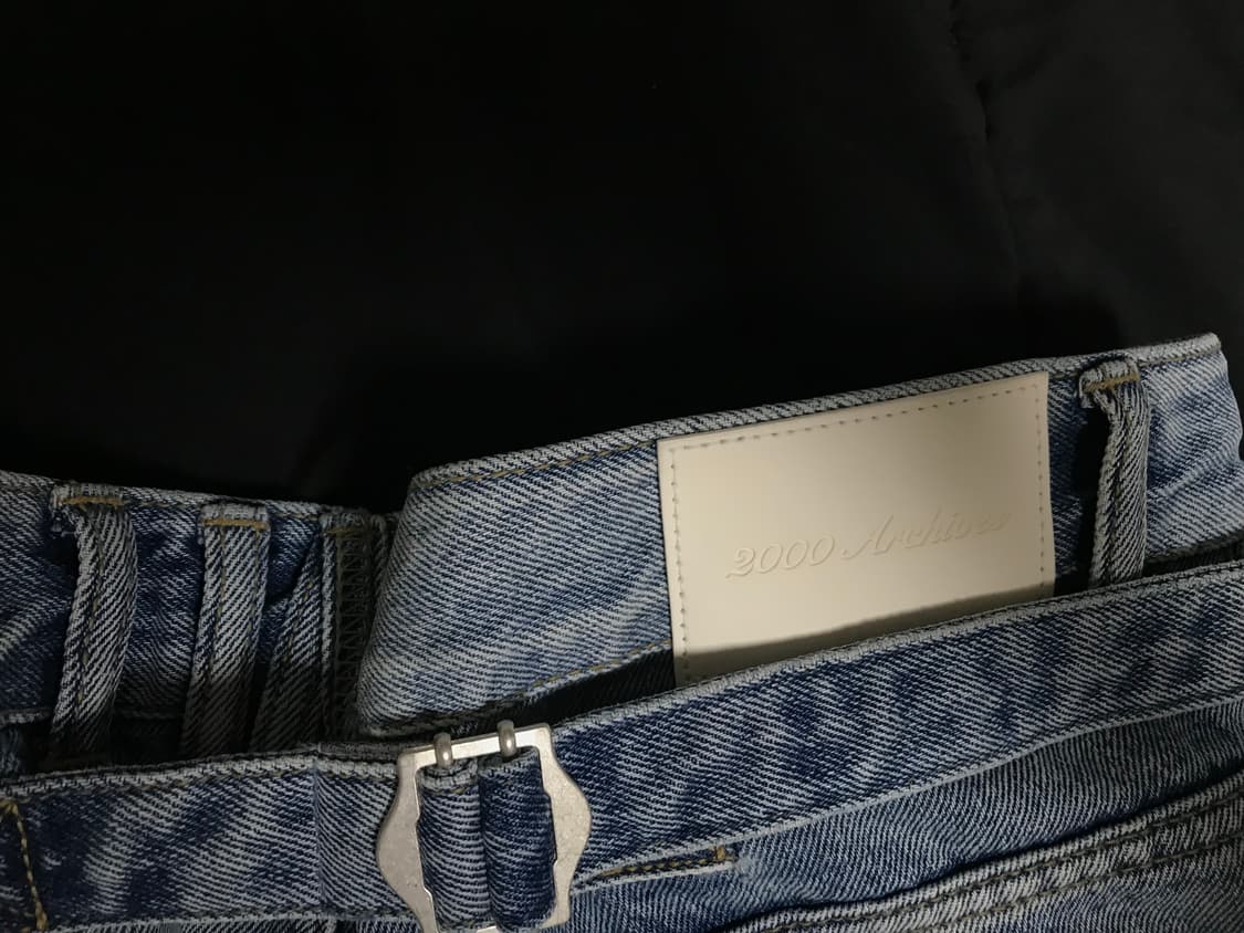 2000아카이브스 Snyder wide denim (blue) 상품이미지4