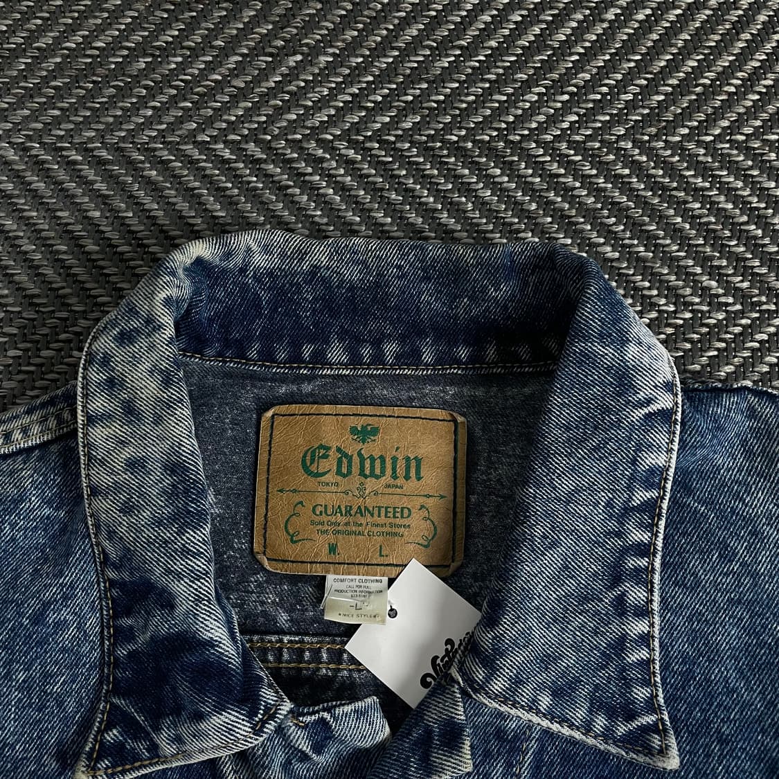 00s 에드윈 오리지날 워싱 데님 트러커 자켓o 3221 상품이미지6