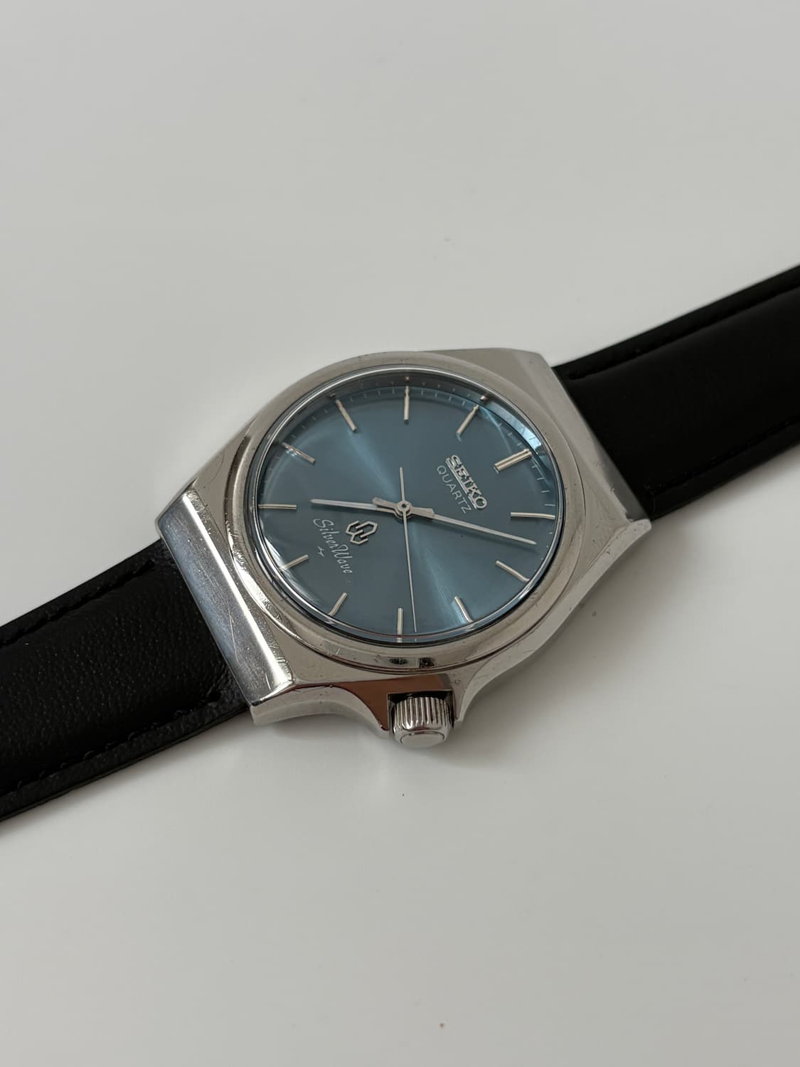 1980s Silverwave Skyblue Dial Quartz 상품이미지5