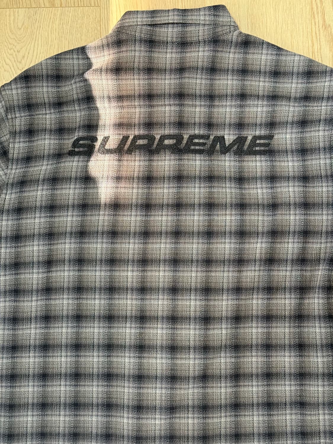 슈프림 22ss 체크 반팔 셔츠 상품이미지1