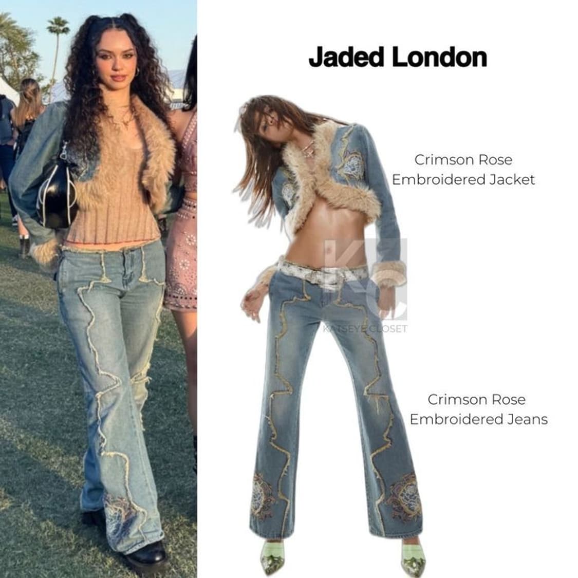 JADED LONDON crimson rose jacket 상품이미지2