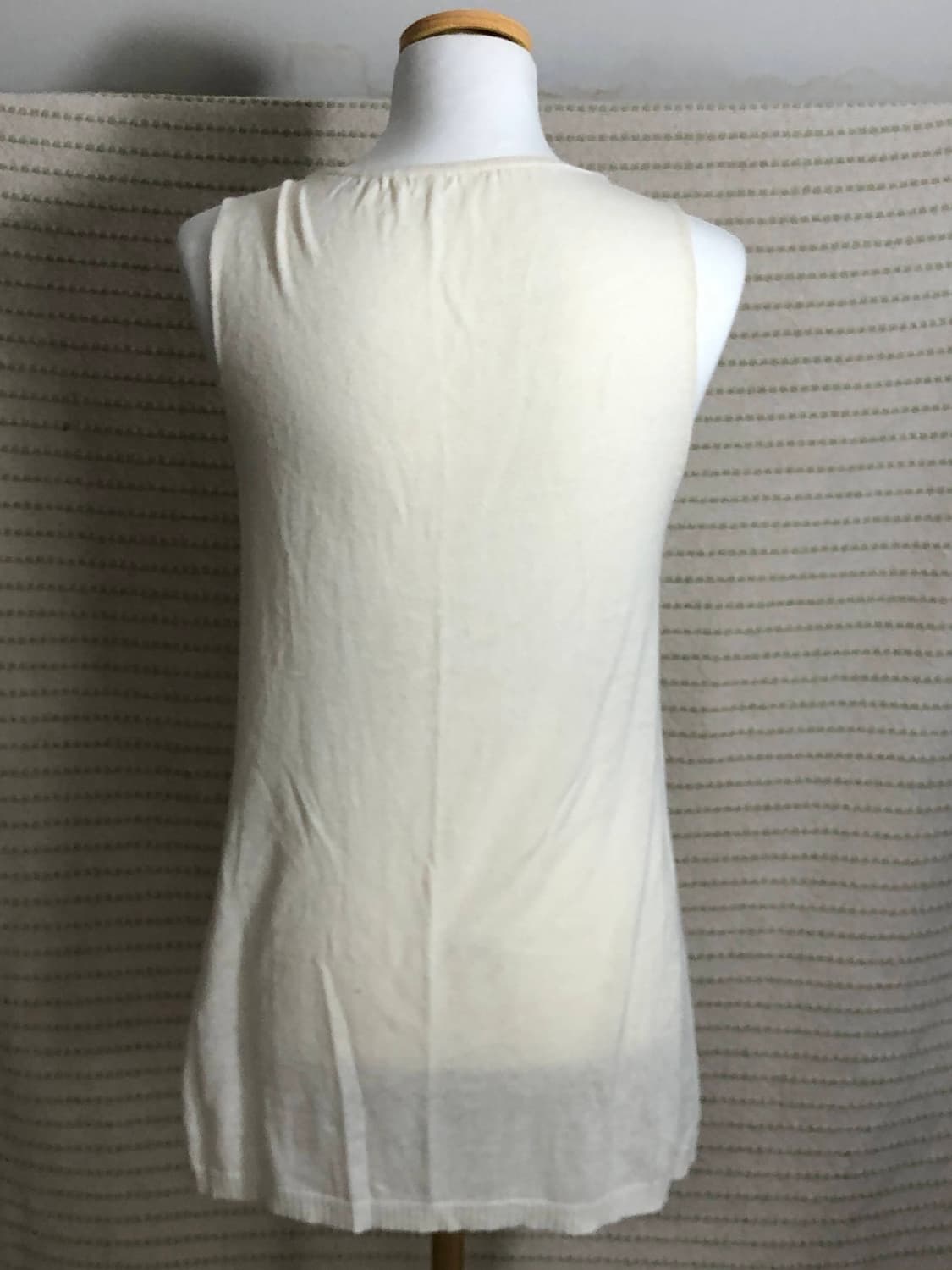 일본 빈티지 아이보리 코튼 모리걸 레이어드 나시 상품이미지2