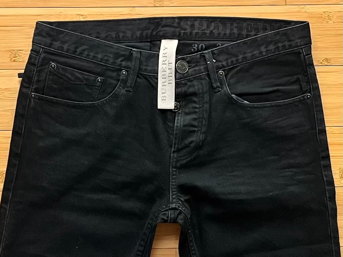 버버리 블랙진 데님팬츠 30W 32L 상품이미지3