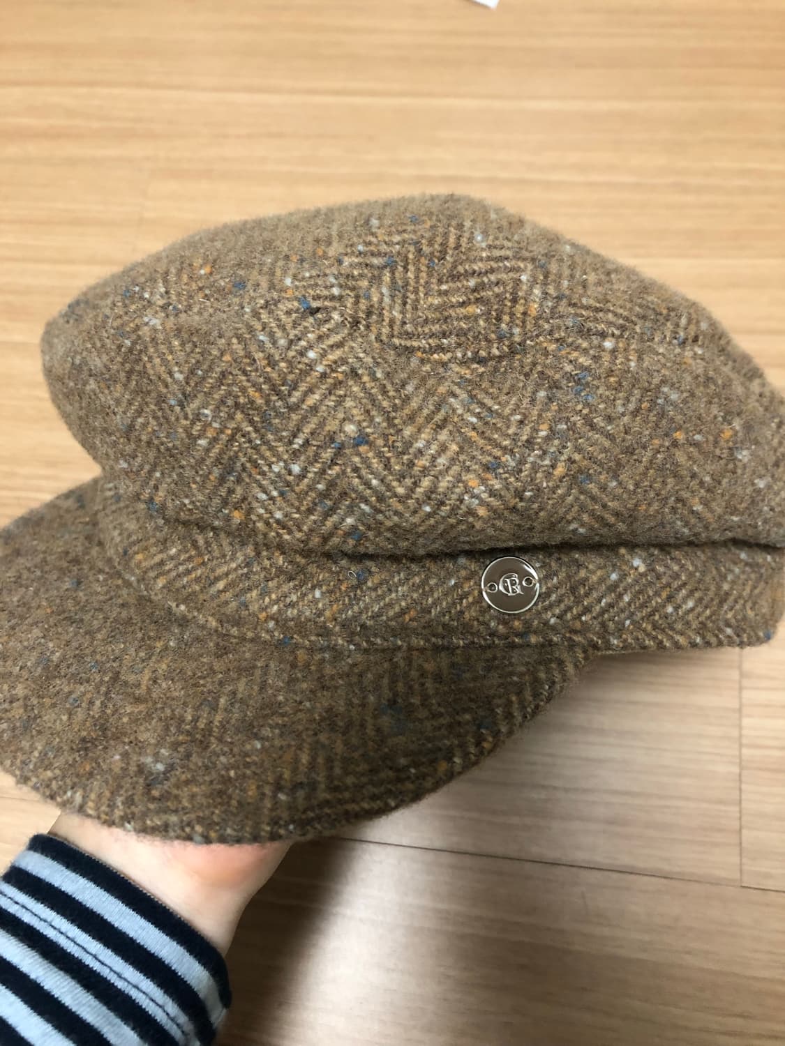 그로브 grove 바히 베렛 브라운 헌팅캡 상품이미지1