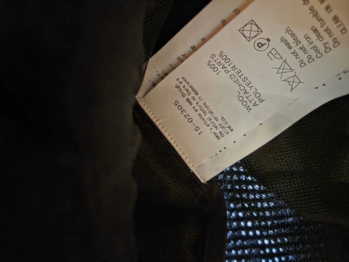 사카이 아방가르드 원피스 상품이미지3