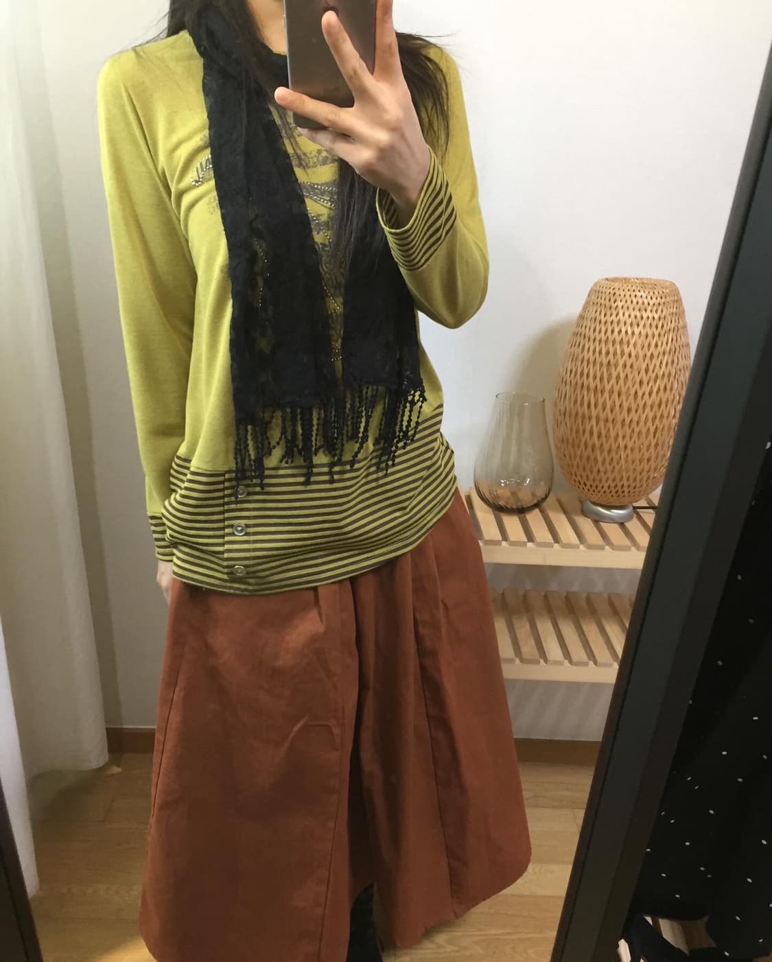 price 3.2 (mustard stripe casual top) 상품이미지5