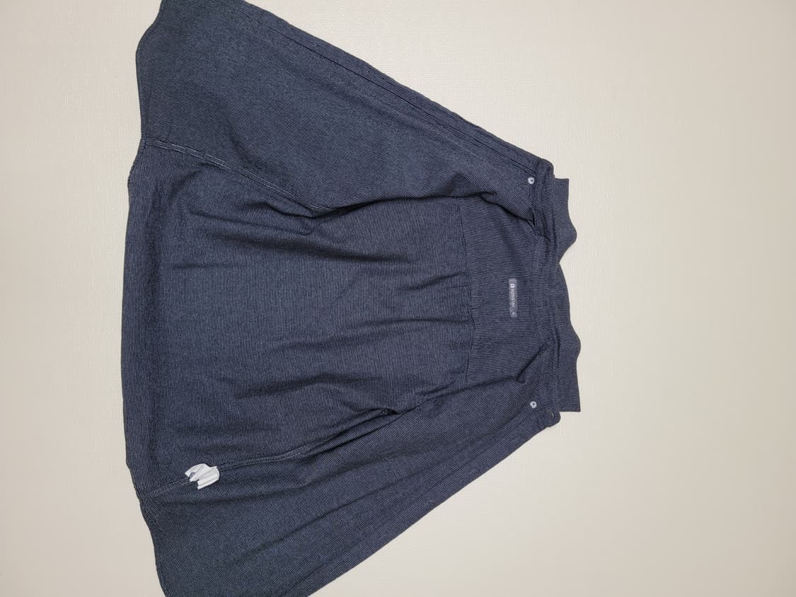 행텐 Hangten 남자 스트라이프 샴브레이 셔츠 105 블랙 상품이미지8